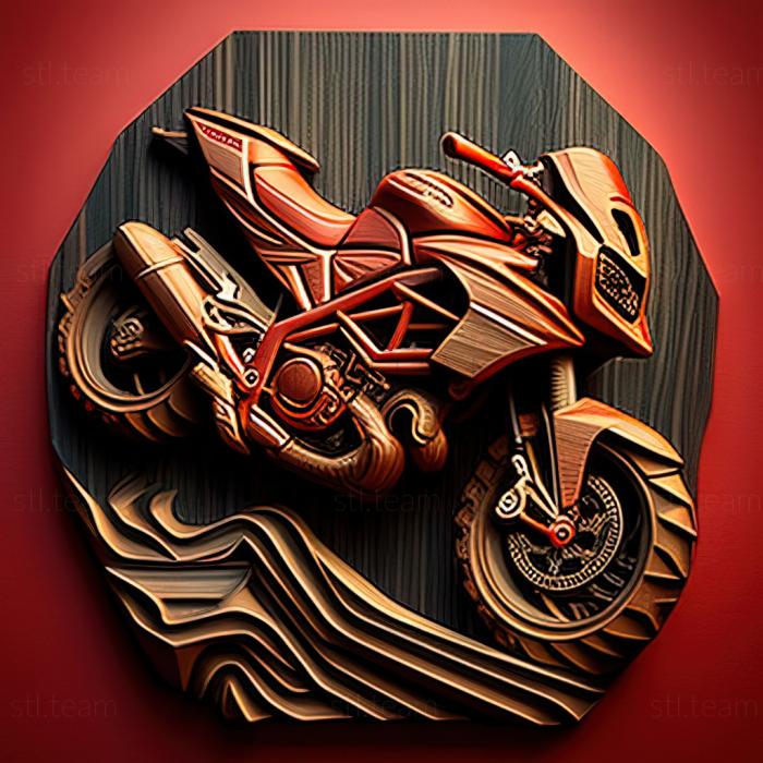 3D модель Ducati Hypermotard 950 (STL)